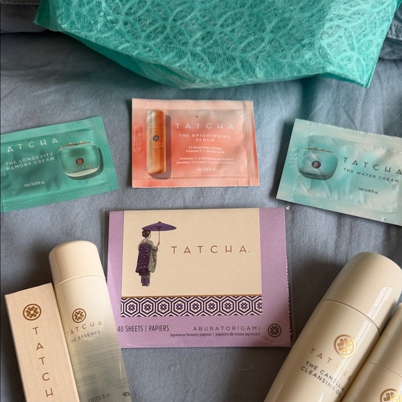 Tatcha Skincare Collection with Teal Bag - Picture 5 of 5
